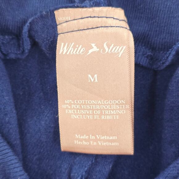 White Stag Blue Trousers Cotton Lace Joggers Sweatpants Bottom Pants M Medium - Picture 5 of 5